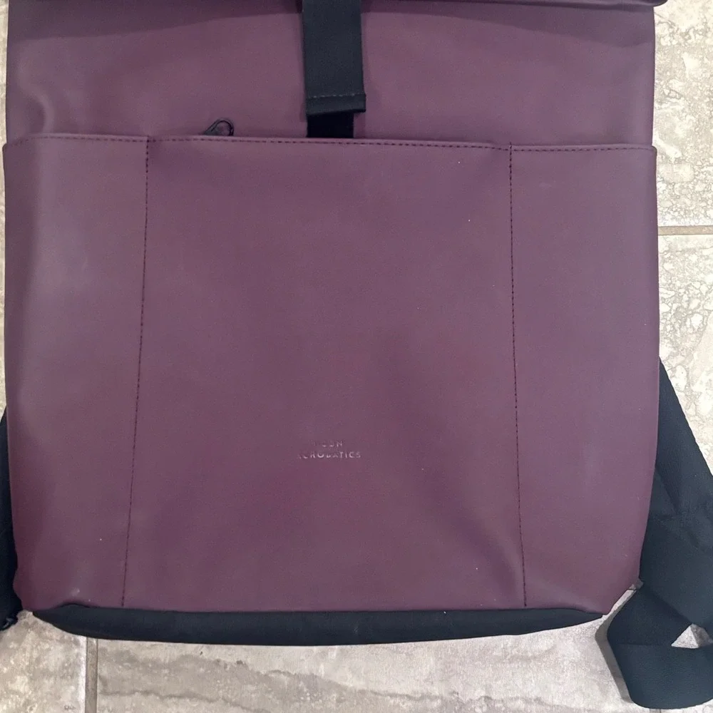 Ucon Acrobatics Hajo Medium Backpack Maroon Burgundy Roll Top Laptop Bag Unisex